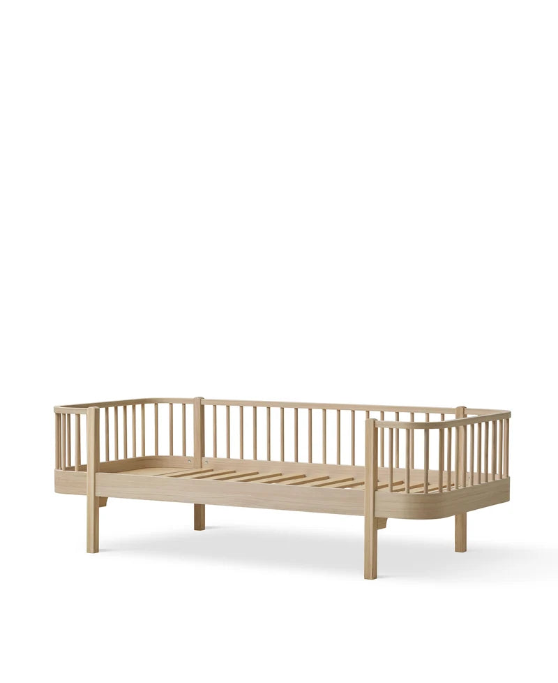 Lit simple pour enfants en bois Oliver Furniture - Blanc/chêne