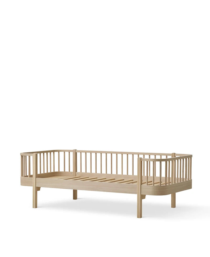 Lit simple pour enfants en bois Oliver Furniture - Blanc/chêne