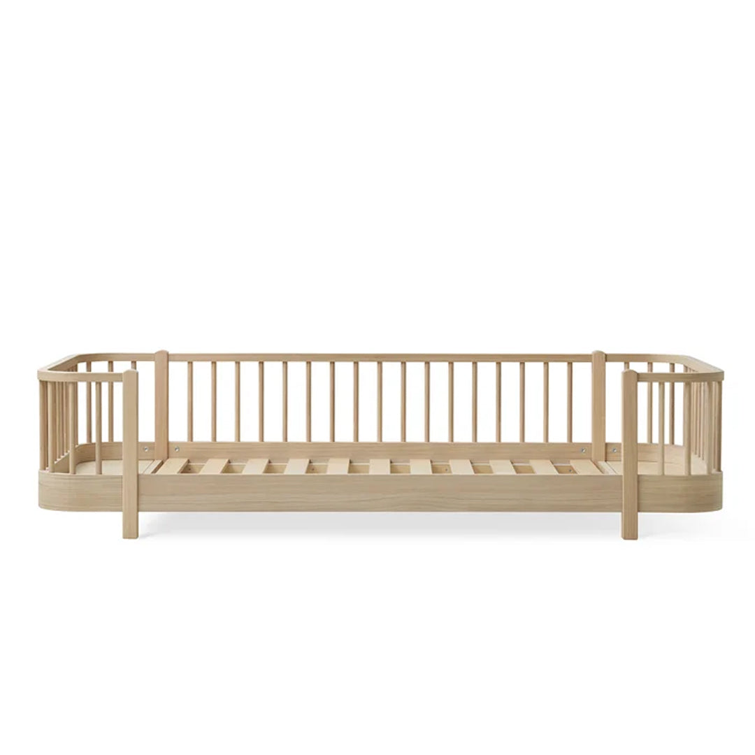Lit simple pour enfants en bois Oliver Furniture - Blanc/chêne