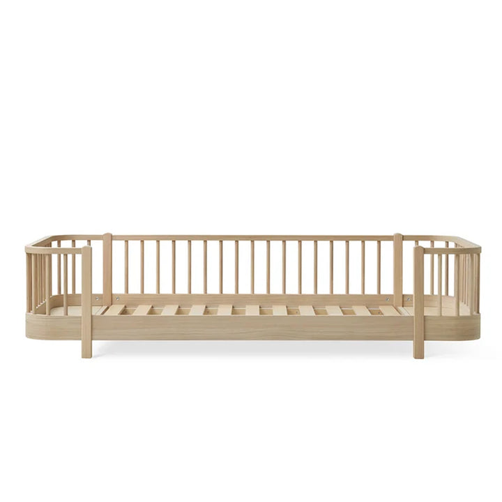 Lit simple pour enfants en bois Oliver Furniture - Blanc/chêne