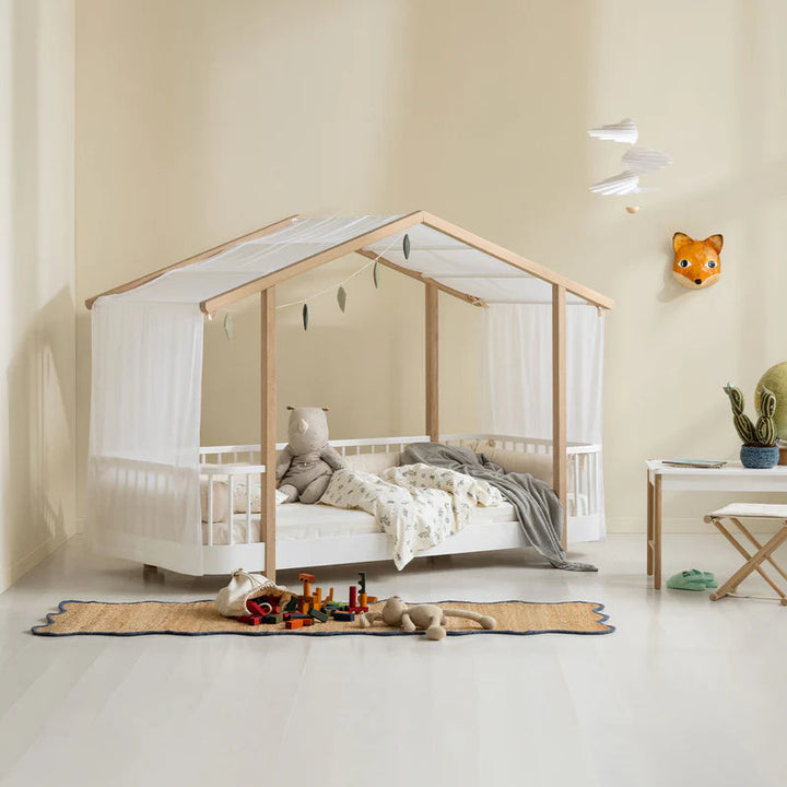 Oliver Furniture Wood Original House Bed Canopy - Transparent White