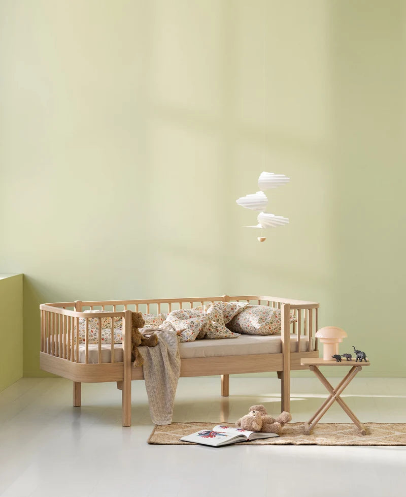 Lit de jour junior en bois Oliver Furniture (90x160 / 200cm) - Blanc