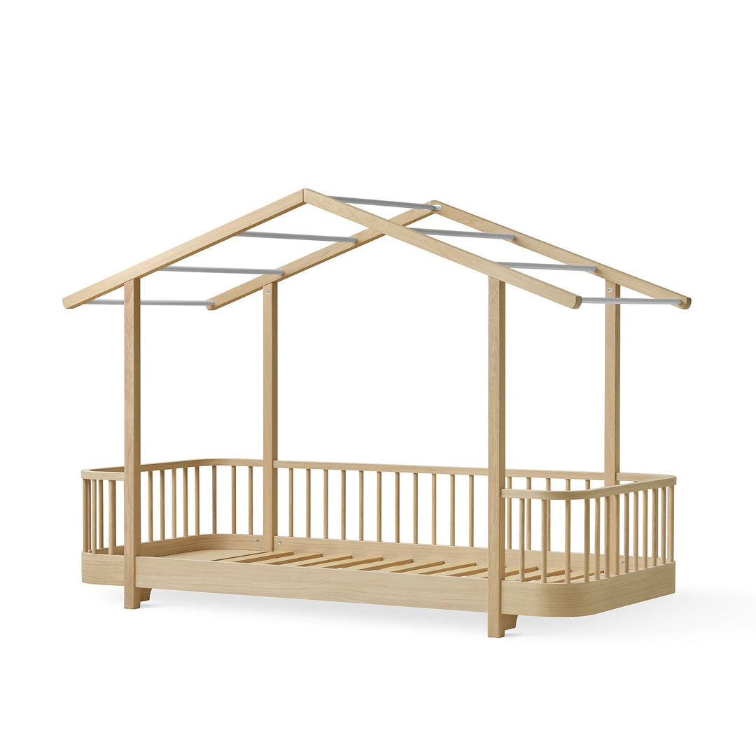 Oliver Furniture Wood Kinder-Einzelbett - Weiß/Eiche