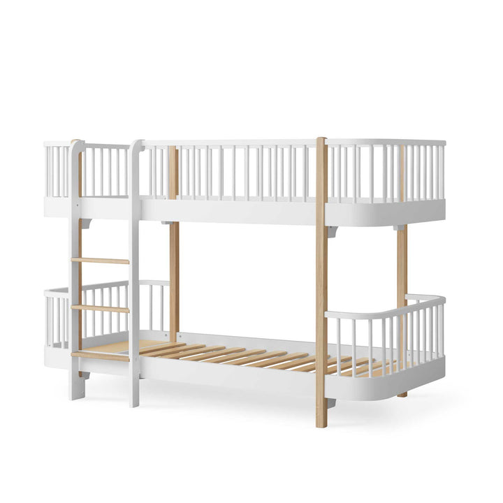 Oliver Furniture Wood Low Bunk Bed - White/Oak