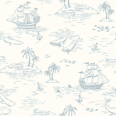 Borastapeter Wallpaper - Treasure Island White