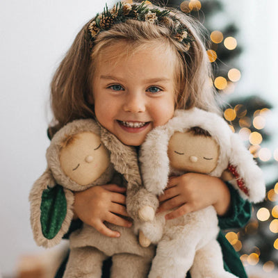 Olli Ella Christmas Cozy Dozy Dinkum - Bunny Twinkle