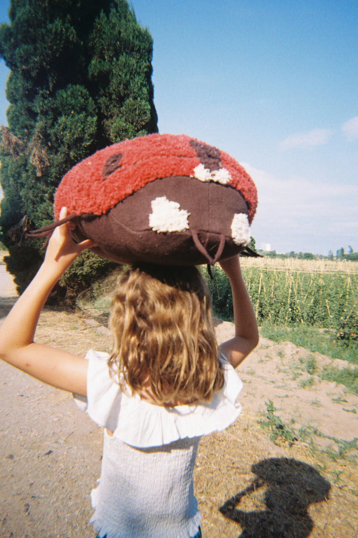 Lorena Canals Floor Cushion - Maria The Ladybug