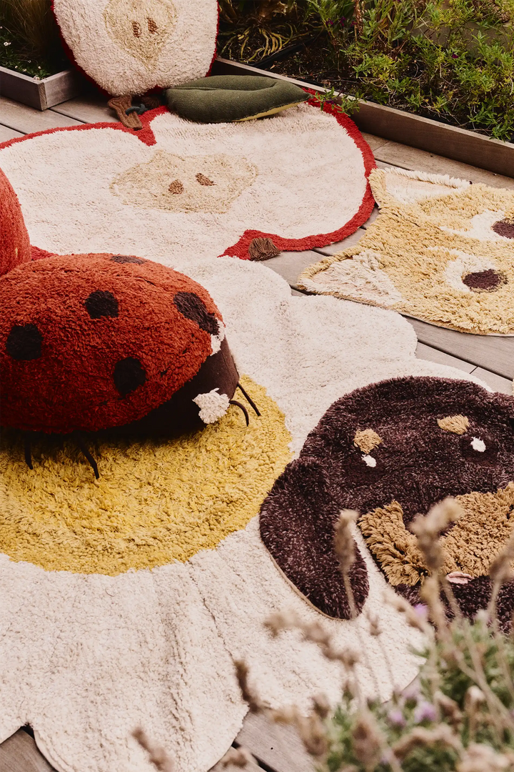 Lorena Canals Floor Cushion - Maria The Ladybug