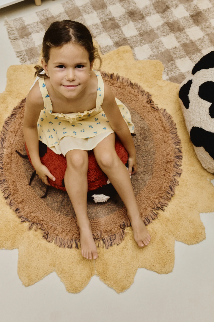 Lorena Canals Floor Cushion - Maria The Ladybug