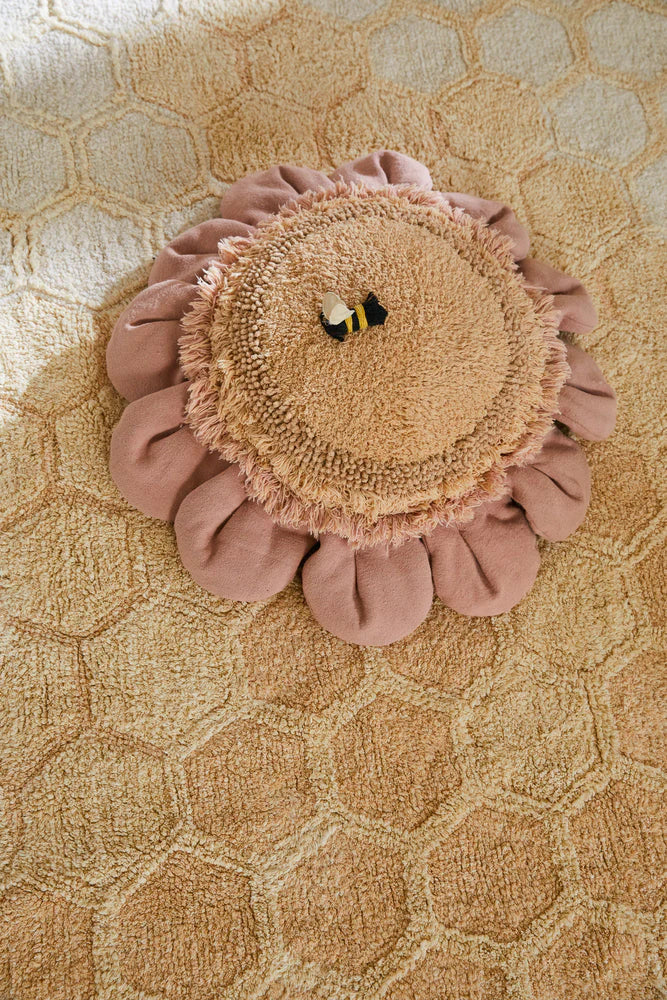 Lorena Canals Floor Cushion - Pink Daisy
