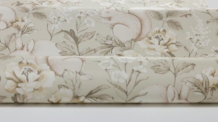 Borastapeter Wallpaper - Magic Forest Beige