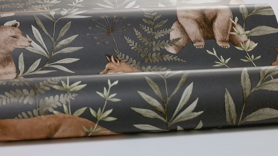 Borastapeter Wallpaper - Wild Forest Blue