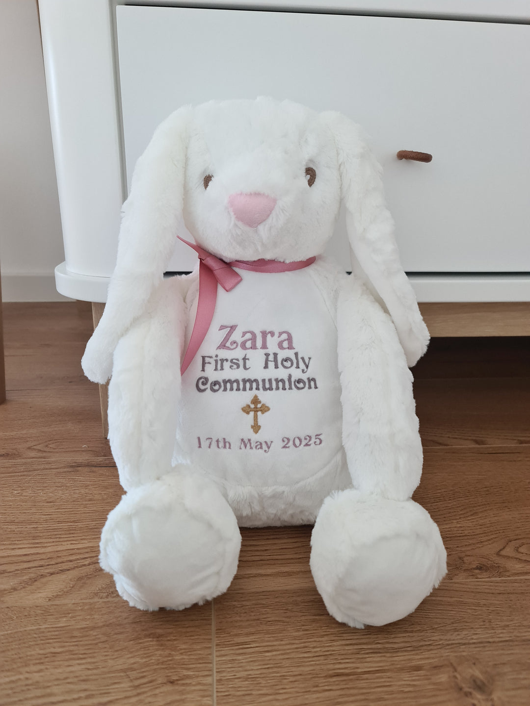 Cherish Me Personalised Bunny - Holy Communion