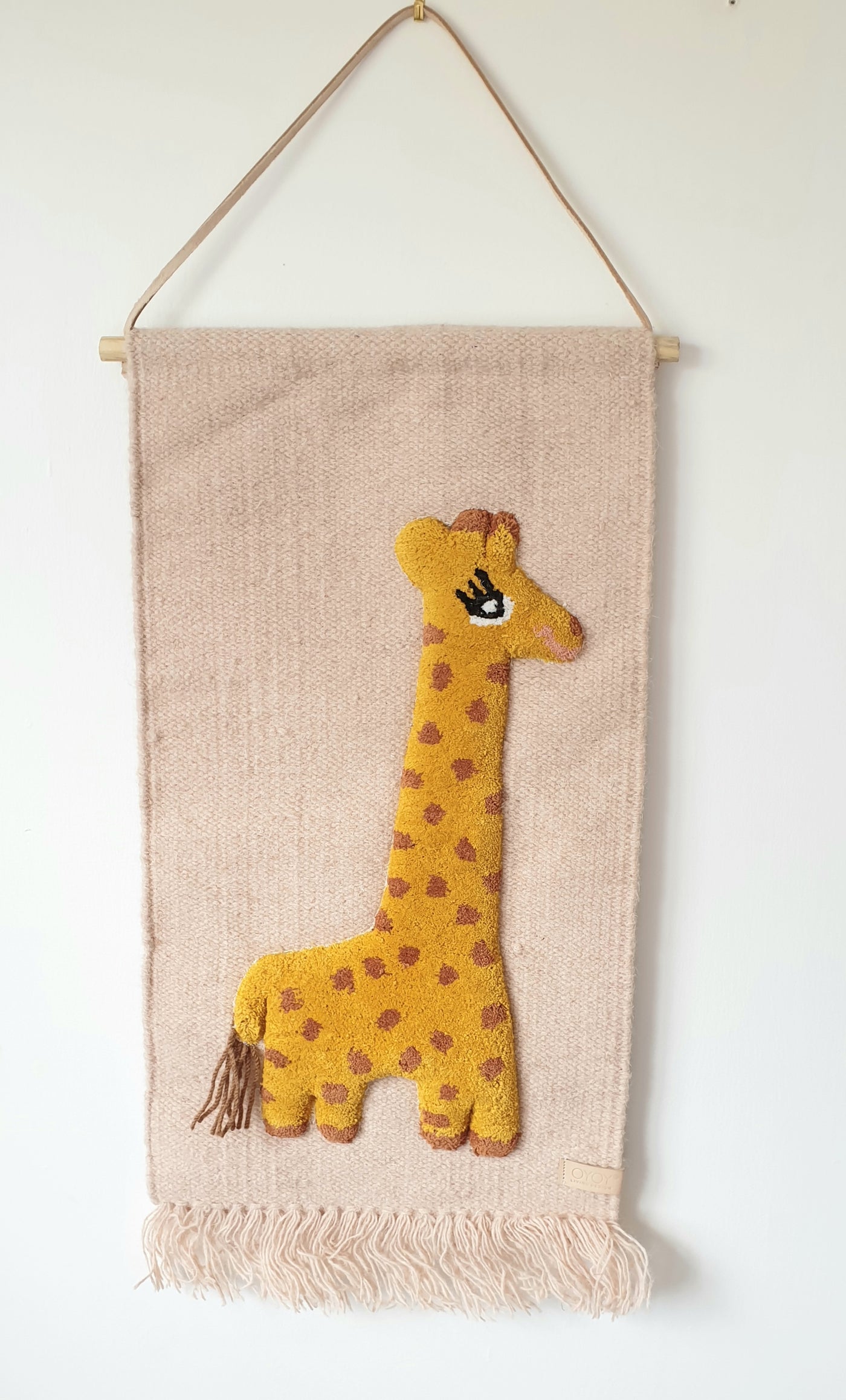 OYOY Giraffe Pink Wall hanger