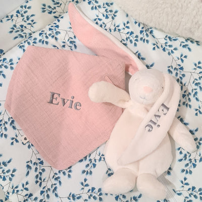 Personalised Moonie Sensory Cuddle Bunny - Powder