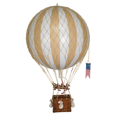 Authentic Models Hot Air Balloon - White & Ivory (Various Sizes)