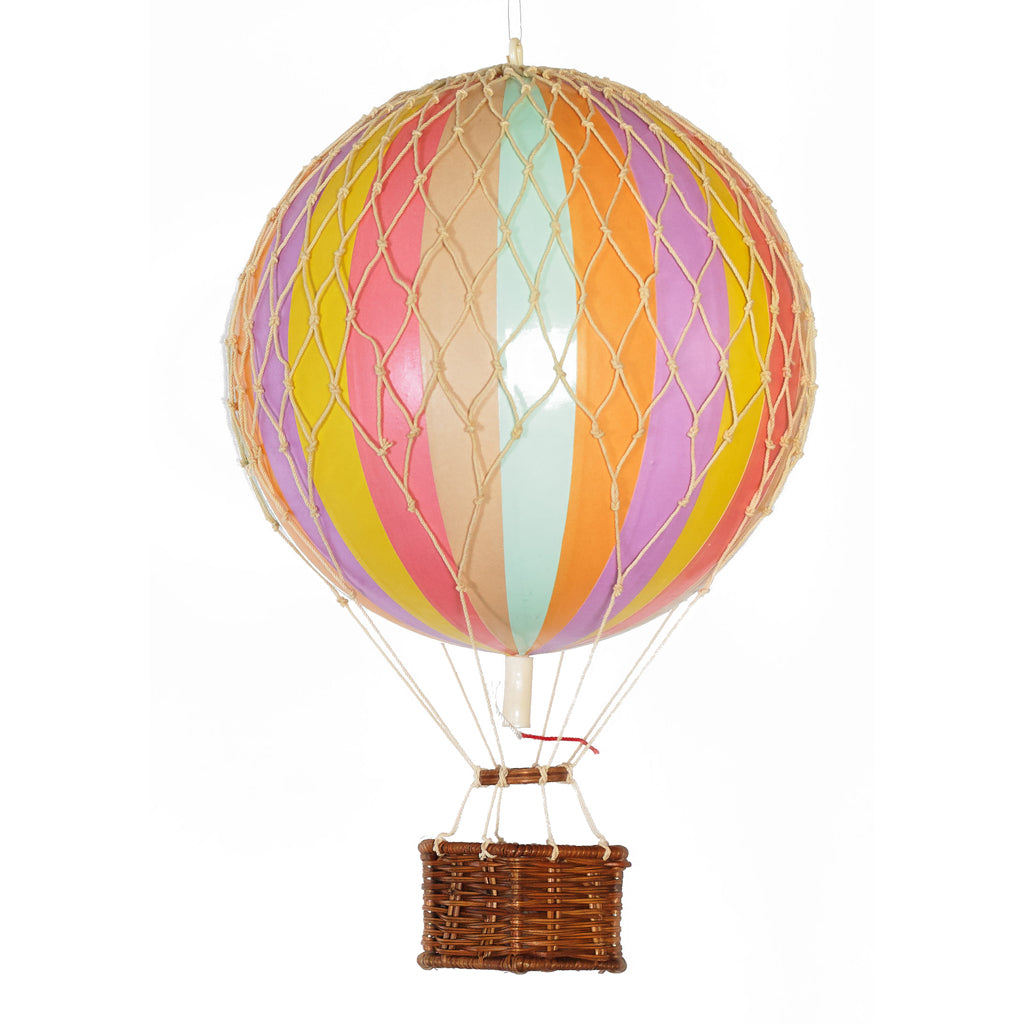 Authentic Models Hot Air Balloon - Pastel Rainbow (Various Sizes)