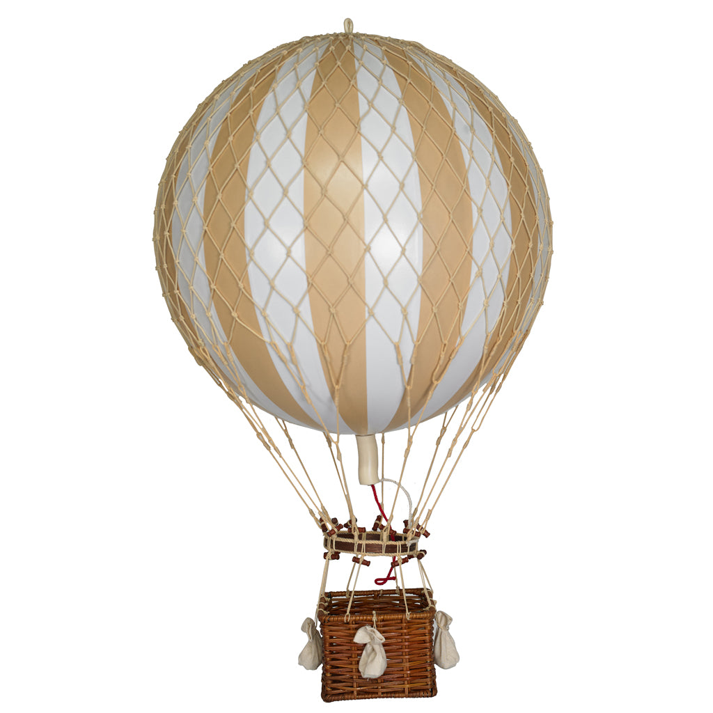 Authentic Models Hot Air Balloon - White & Ivory (Various Sizes)