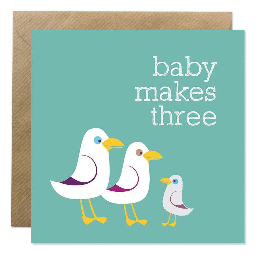 Gift Card  - 'Baby Makes Three'