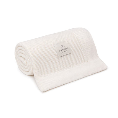 Classic Bamboo Cotton Blanket - Ivory