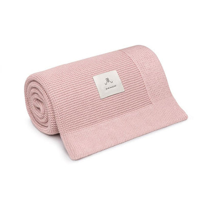 Classic Bamboo Cotton Blanket - Powder Pink