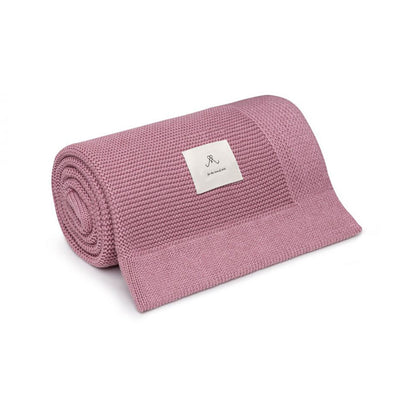 Classic Bamboo Cotton Blanket - Vintage Pink