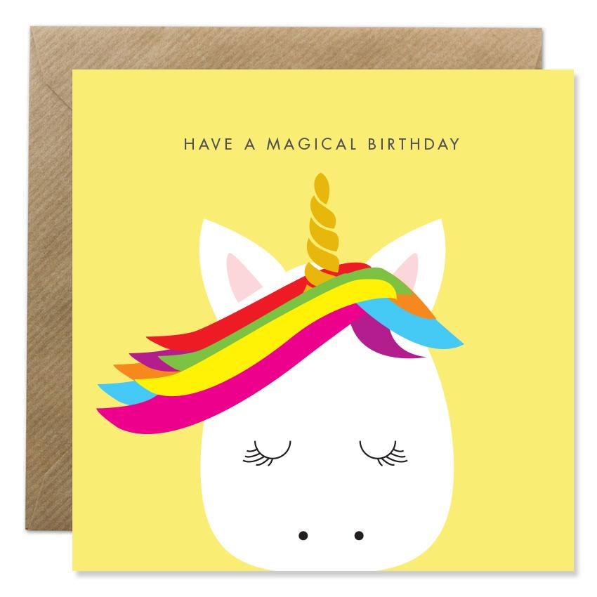 Gift Card  - Unicorn Magical Birthday