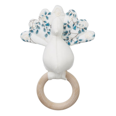 Cam Cam Organic Peacock Rattle - Fiori