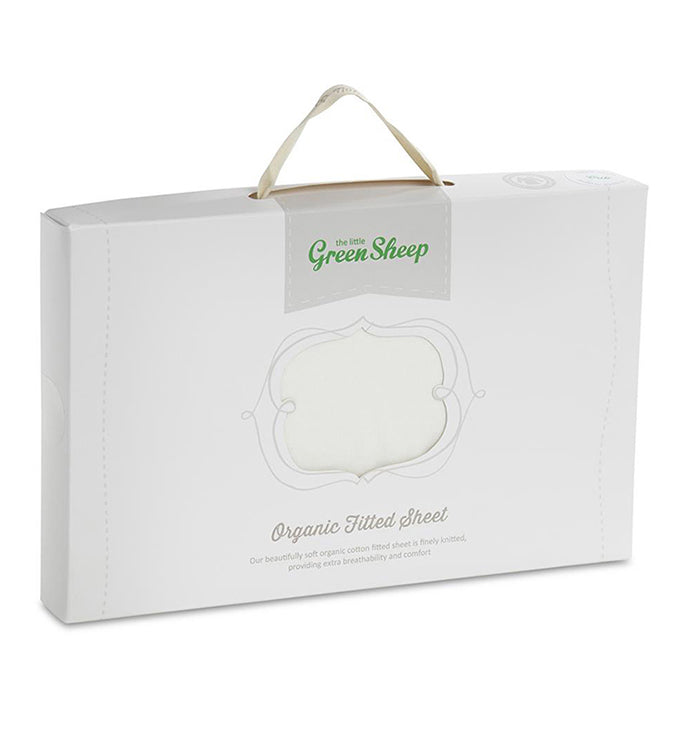 Little Green Sheep Organic Jersey Fitted Sheet - Crib