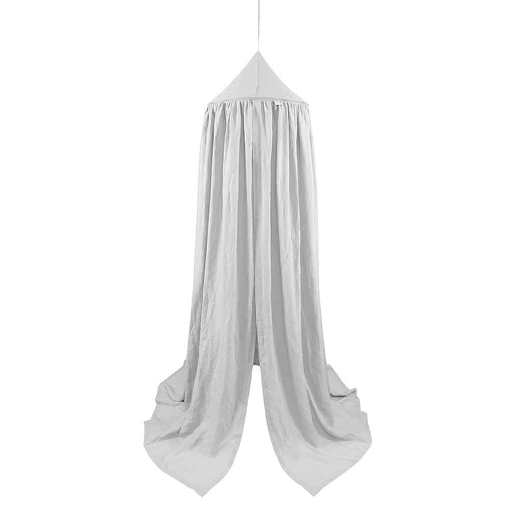 Cotton & Sweets Linen Canopy - Light Grey
