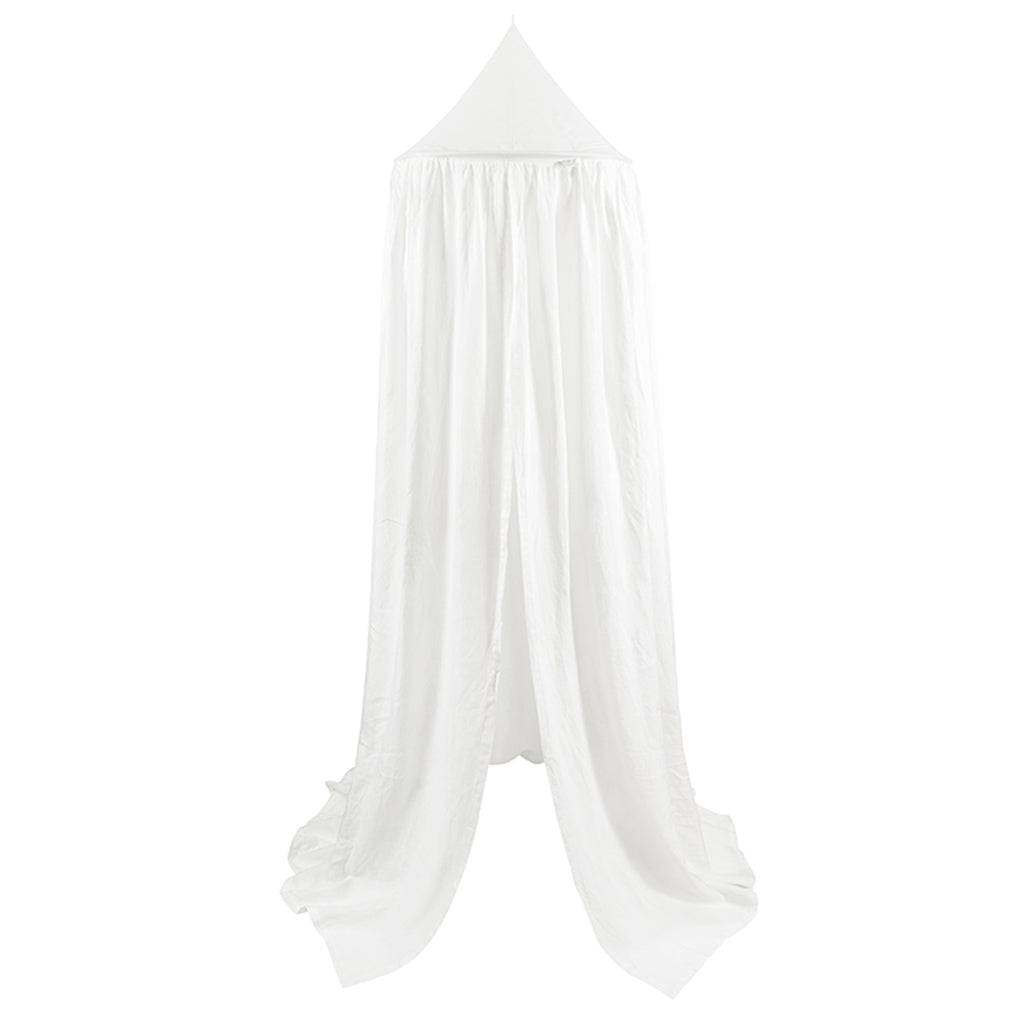 Cotton & Sweets Linen Canopy - White