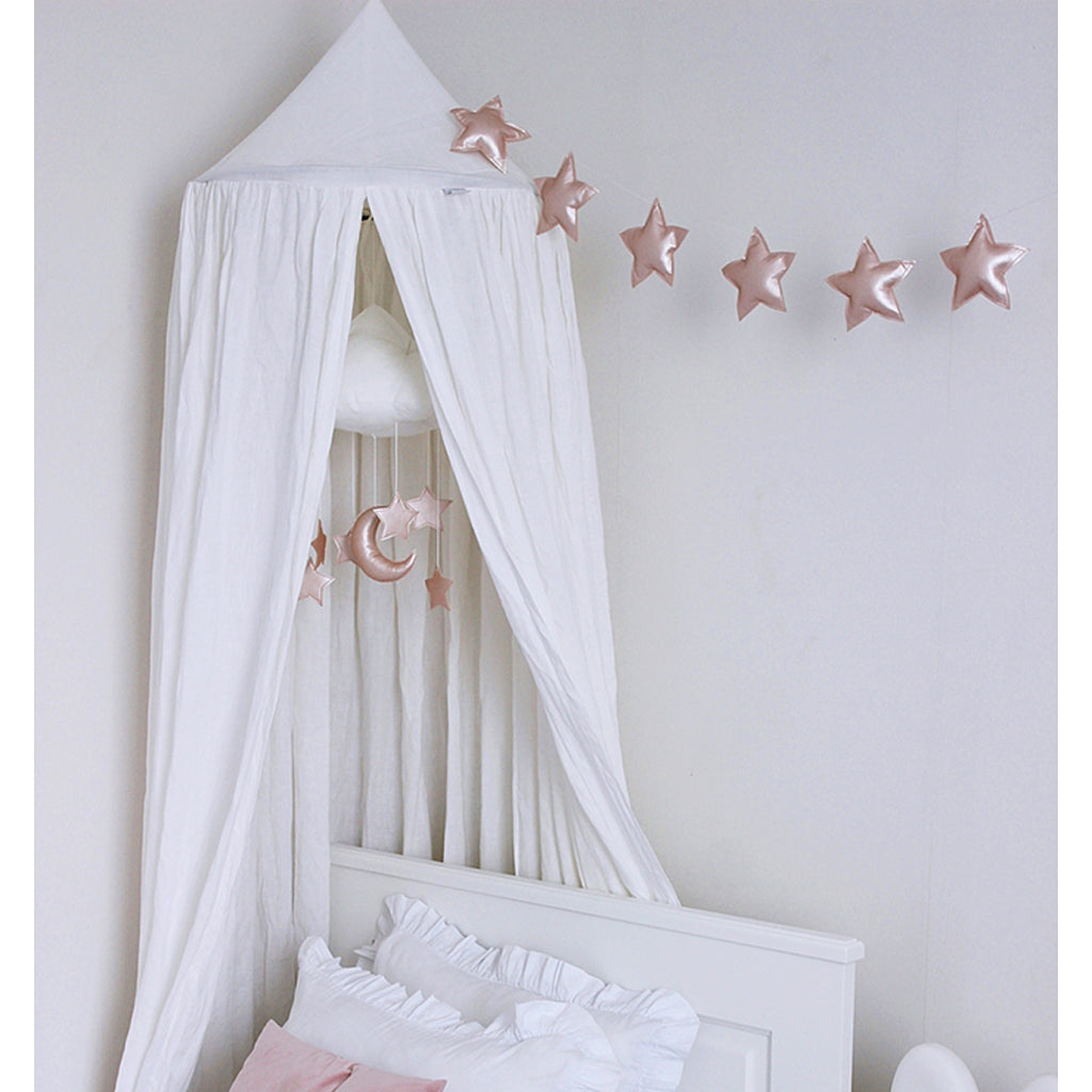 Baldaquin en lin Cotton &amp; Sweets - Blanc