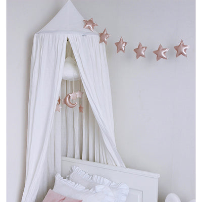 Cotton & Sweets Linen Canopy - White