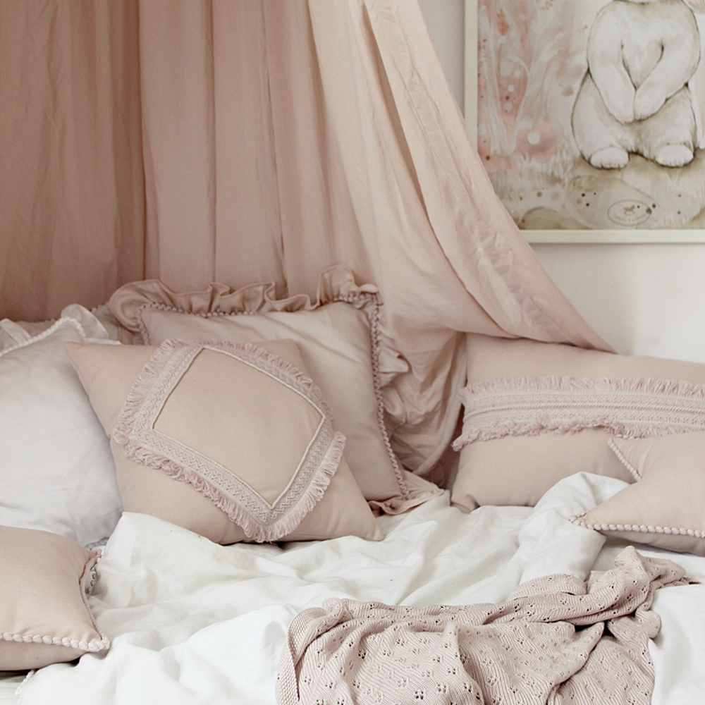 Cotton & Sweets Boho Canopy - Powder Pink