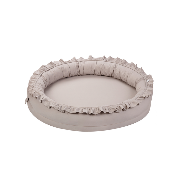 Cotton &amp; Sweets Junior-Nest aus Baumwolle - Dunkelbeige