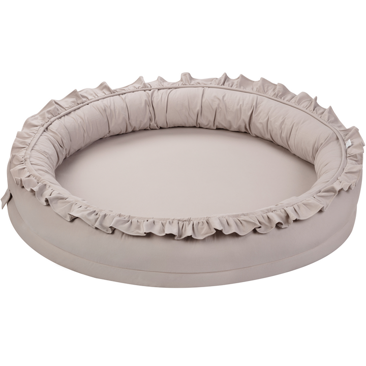 Cotton &amp; Sweets Junior-Nest aus Baumwolle - Dunkelbeige