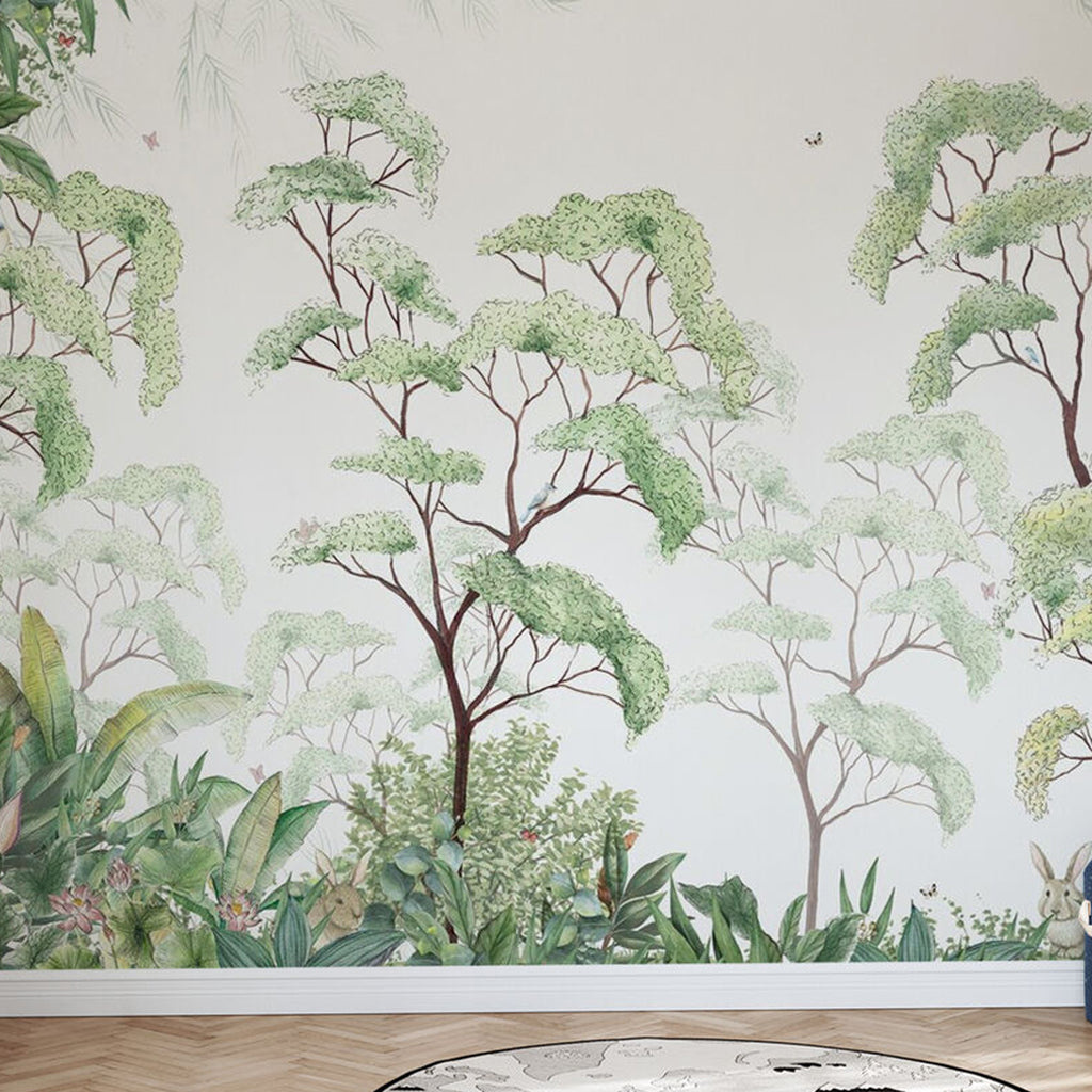 Kids Custom Wall Mural - Mystical Forest