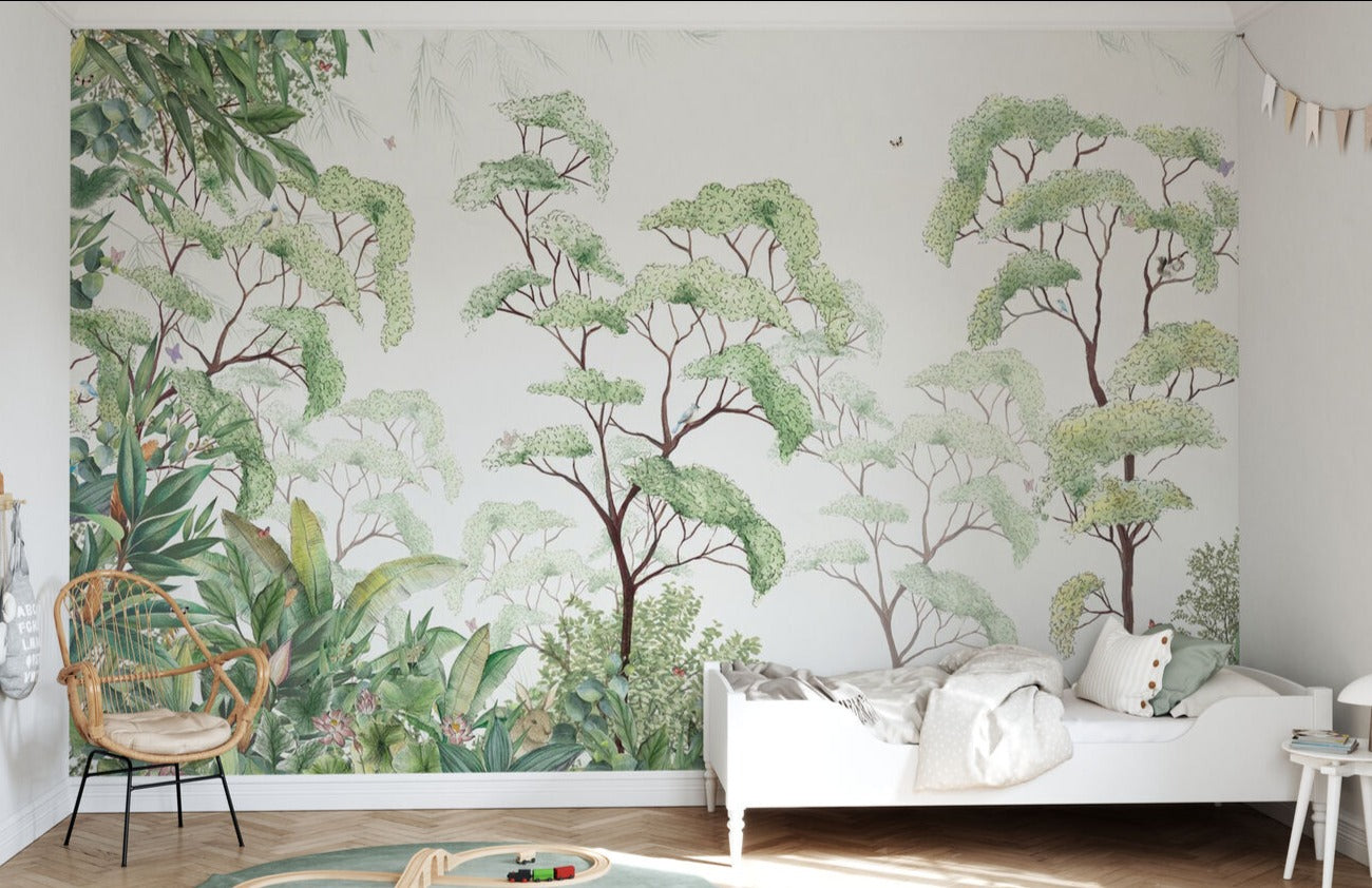 Kids Custom Wall Mural - Mystical Forest