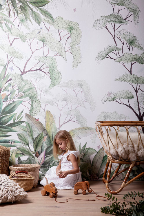 Kids Custom Wall Mural - Mystical Forest