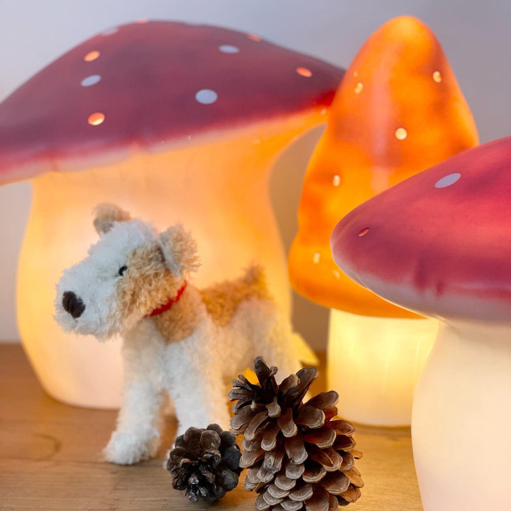 Lampe champignon Heico Medium - Rouge
