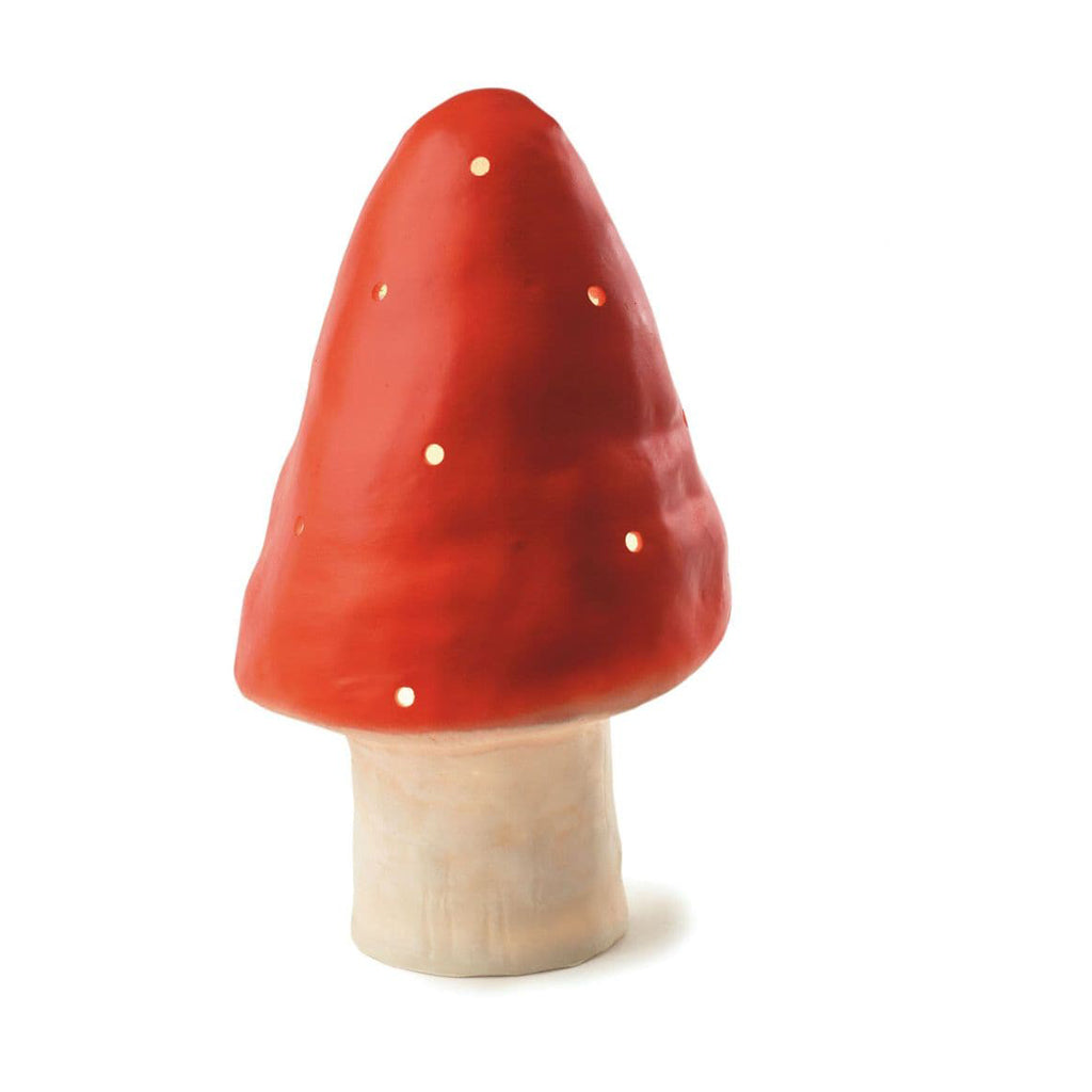 Heico Mushroom Lamp - Red