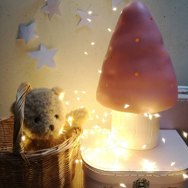 Lampe Champignon Heico - Rose