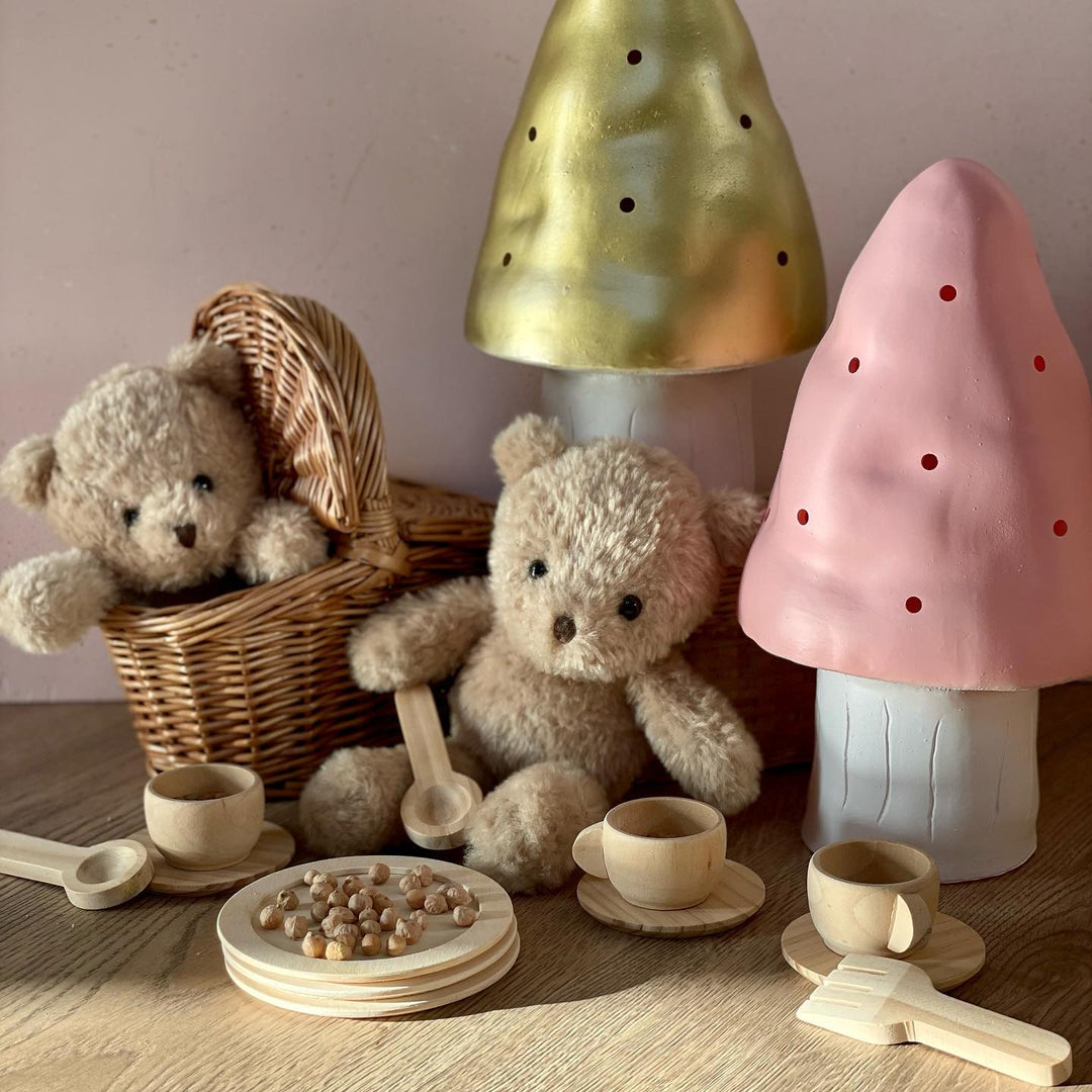 Lampe Champignon Heico - Rose