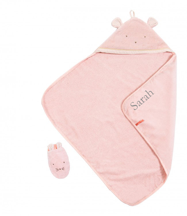 Moulin Roty Il était Une Fois Hooded Baby Towel Set