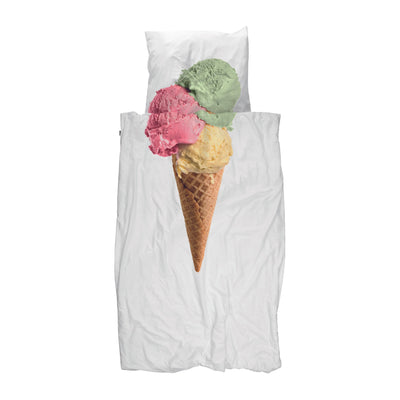 Snurk Ice Cream Organic Bedding Set