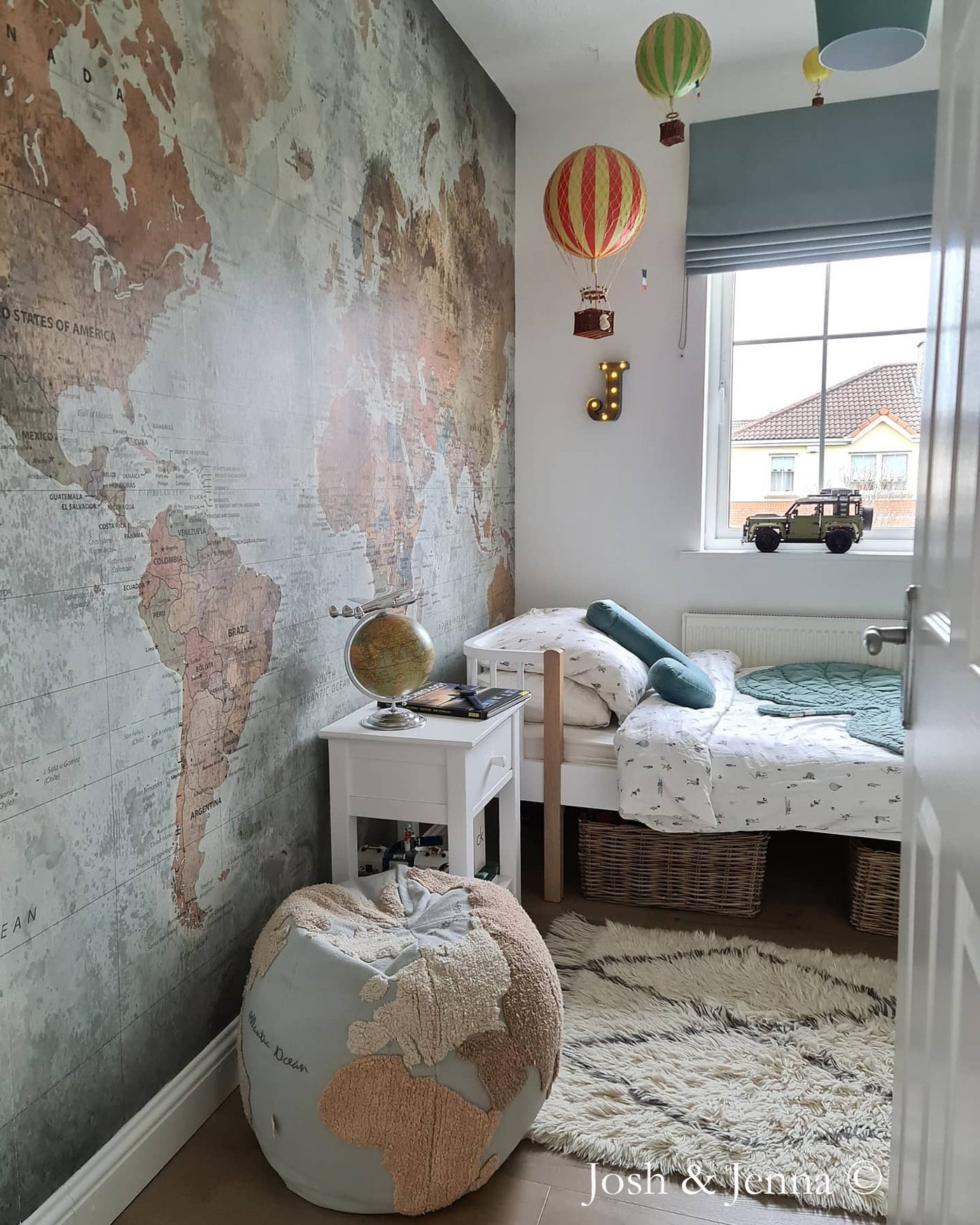 Kids Custom Wall Mural - Around The World