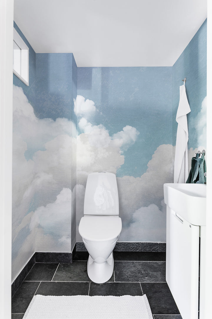 Individuelles Wandbild für Kinder - Kuschelwolken