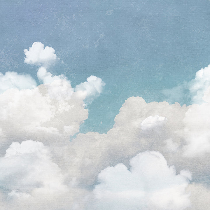 Individuelles Wandbild für Kinder - Kuschelwolken