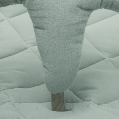 Charlie Crane Levo Baby Rocker - Beech + Organic Farrow Cushion