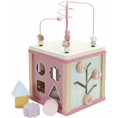 Little Dutch Wooden Activity Cube - Pink